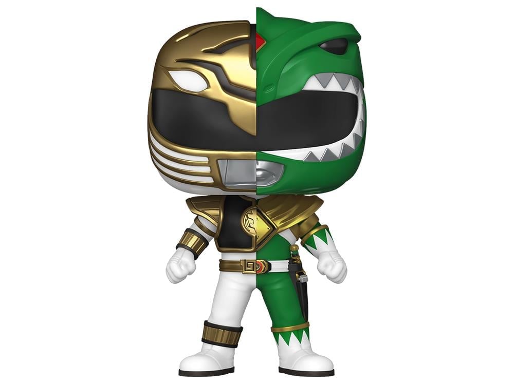 Mighty Morphin Power Rangers Pop! Television #1750 Green/White Ranger Limited Edition Exclusive Gallery Image 1