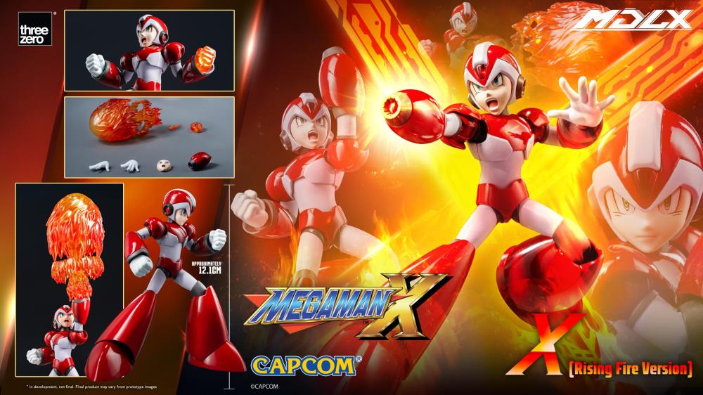 Mega Man X MDLX Mega Man (Rising Fire Edition) 1/12 Scale Action