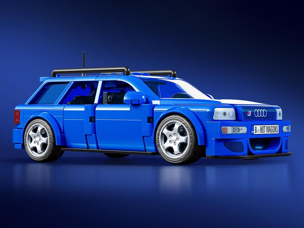 Hot Wheels Speed Series Mattel Brick Shop 1994 Audi Avant RS2