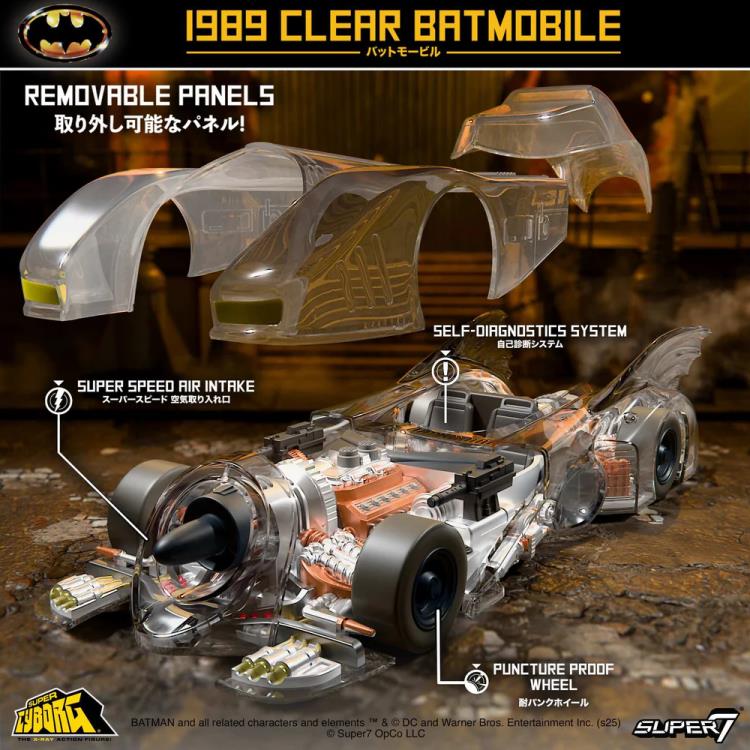 Batman (1989) Super Cyborg Batmobile (Clear) Gallery Image 3