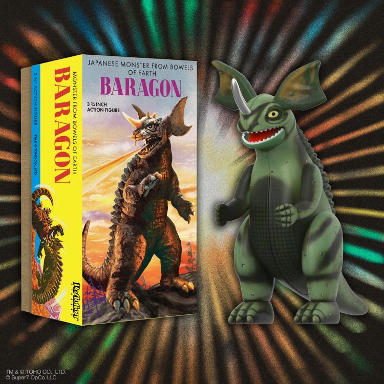 Toho ReAction Baragon (Marusan Tin) Figure Gallery Image 6