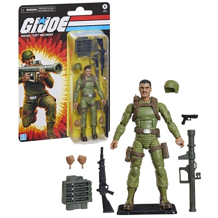 G.I. Joe Classified Series Retro Collection Rafael "Zap" Melendez Action Figure Gallery Image 15