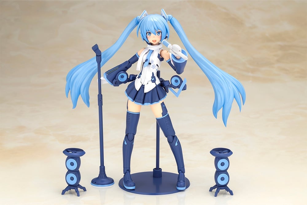 Vocaloid Frame Music Girl Snow Miku (Another Color Ver.) Model Kit Gallery Image 6