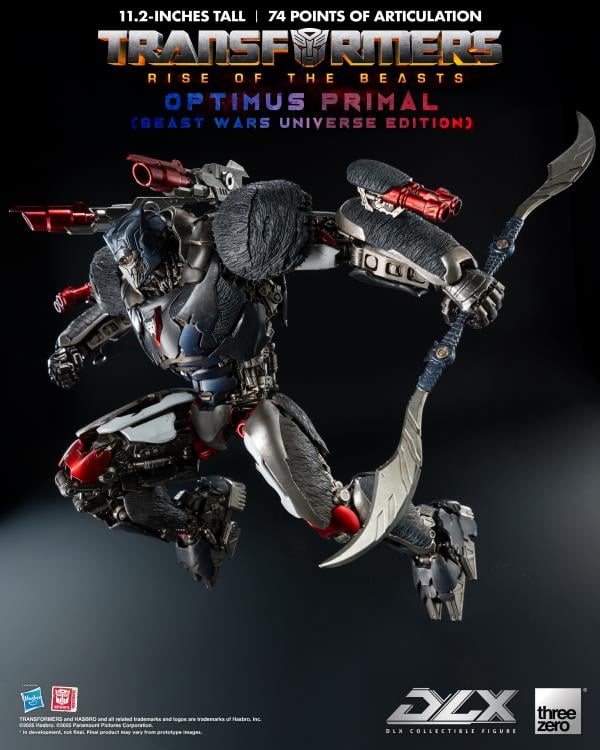 Transformers: Rise of the Beasts DLX Scale Collectible Series Optimus Primal (Beast Wars Universe Edition) Action Figure Gallery Image 14
