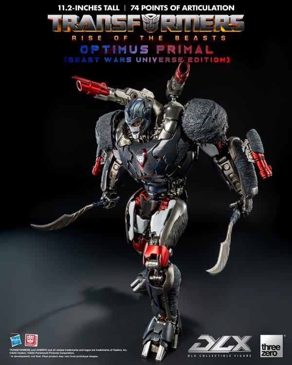 Transformers: Rise of the Beasts DLX Scale Collectible Series Optimus Primal (Beast Wars Universe Edition) Action Figure Gallery Image 11