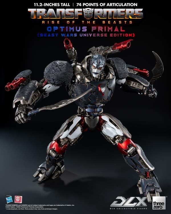 Transformers: Rise of the Beasts DLX Scale Collectible Series Optimus Primal (Beast Wars Universe Edition) Action Figure Gallery Image 8