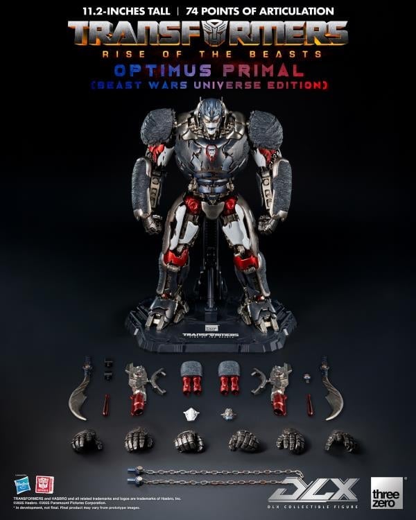 Transformers: Rise of the Beasts DLX Scale Collectible Series Optimus Primal (Beast Wars Universe Edition) Action Figure Gallery Image 17