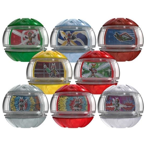 Kamen Rider Zeztz DX Showa Rider Capsem Set 01
