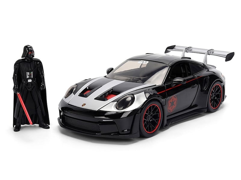 Star Wars Hollywood Rides Die-Cast Darth Vader Figurine & Porsche