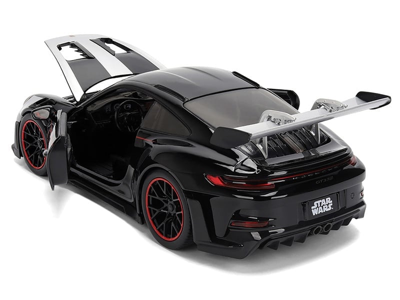 Star Wars Hollywood Rides Die-Cast Darth Vader Figurine & Porsche 911 GT3 RS (992) 1/24 Scale Model Gallery Image 8