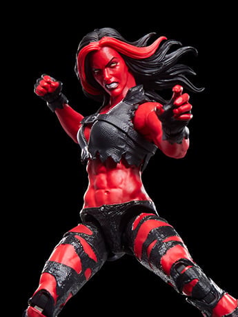 Hulk Marvel Legends Red She-Hulk Action Figure Gallery Image 2