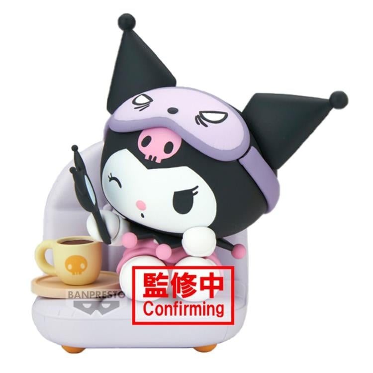 Sanrio Nakayoshi Memories Relaxing Time at Home Kuromi Figure