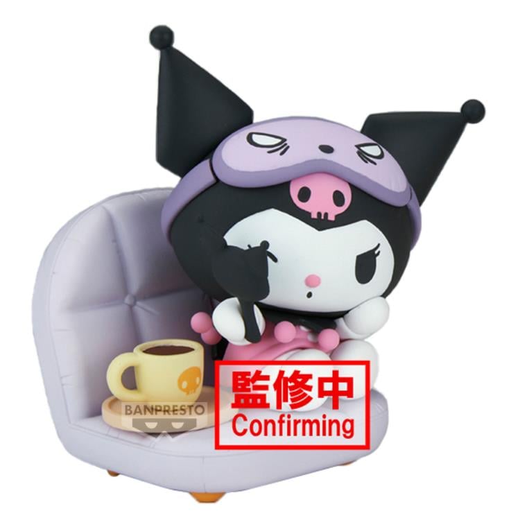 Sanrio Nakayoshi Memories Relaxing Time at Home Kuromi Figure
