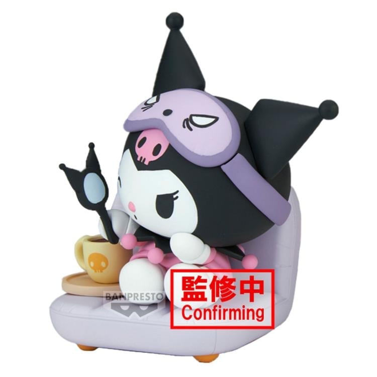 Sanrio Nakayoshi Memories Relaxing Time at Home Kuromi Figure