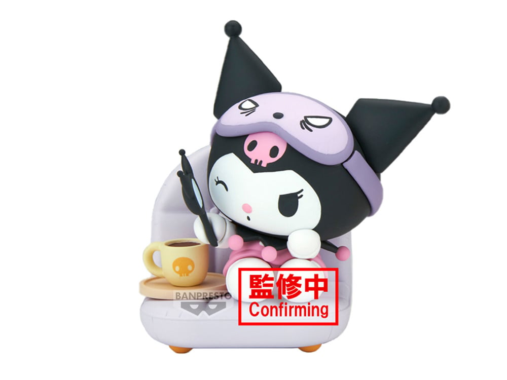Sanrio Nakayoshi Memories Relaxing Time at Home Kuromi Figure