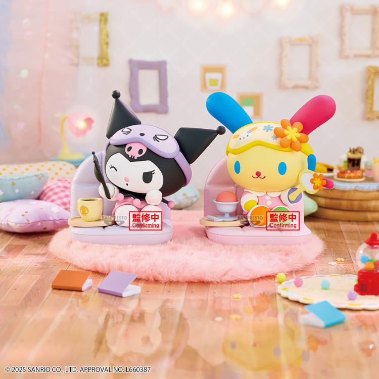 Sanrio Nakayoshi Memories Relaxing Time at Home Usahana Figure Gallery Image 7