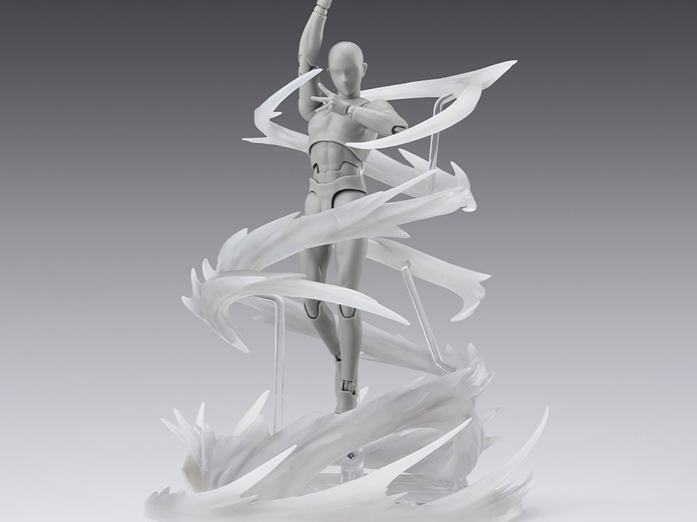 魂EFFECT WIND Water Ver. S.H.Figuarts用 Tamashii Effect Wind (White Ver.)