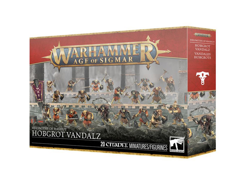 Warhammer Age of Sigmar Helsmiths of Hashut Hobgrot Vandalz Citadel Miniatures Set Gallery Image 1