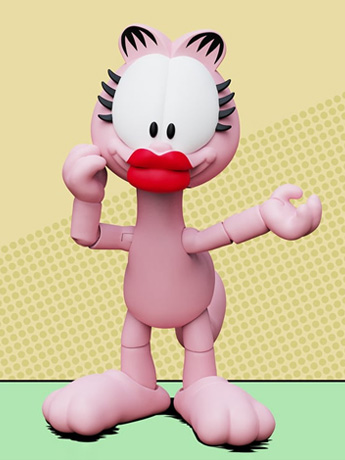 Garfield Arlene Action Figure Gallery Image 2