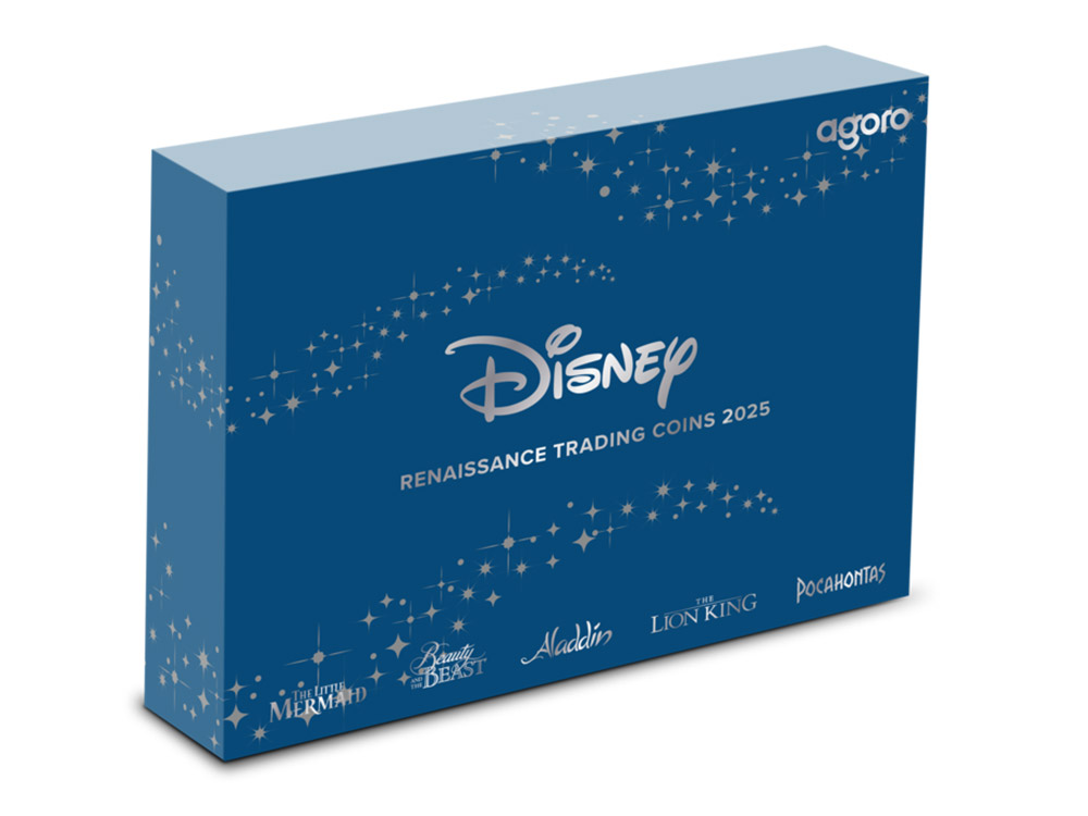 2025 Niue Disney Renaissance Trading Coins Mystery Box Pair of 1 oz. Silver Collectible Coins Gallery Image 1