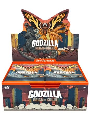 Godzilla: Reign of Kaiju UniVersus Display Box of 24 Booster Packs Gallery Image 2