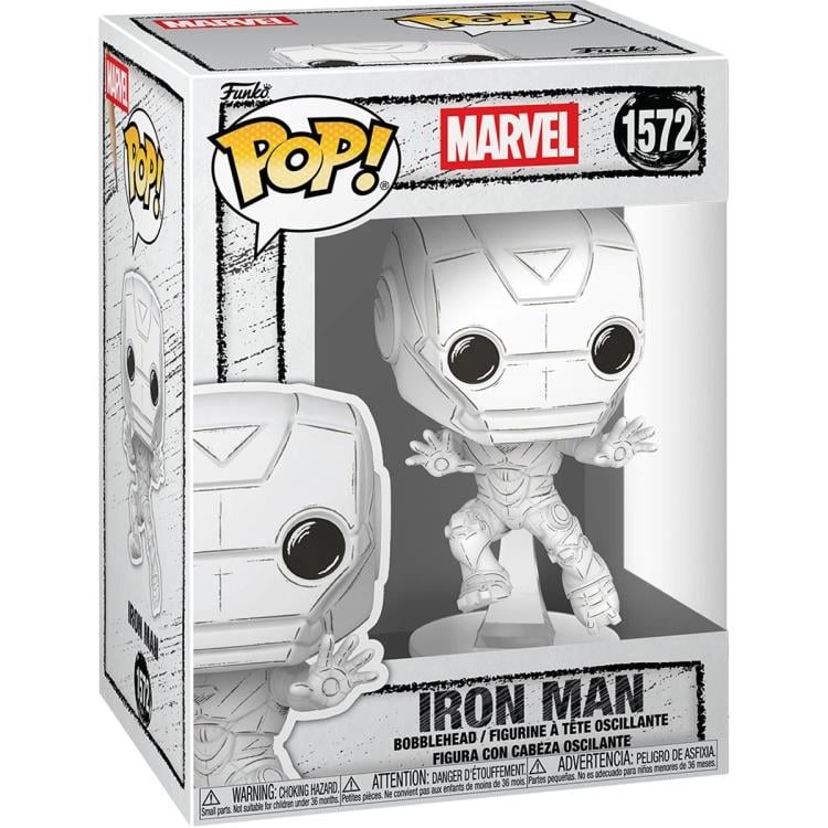 Marvel Comics Pop! Marvel #1572 Iron Man (Sketched Deco) Gallery Image 4