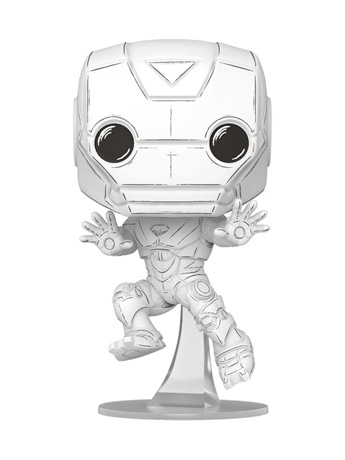 Marvel Comics Pop! Marvel #1572 Iron Man (Sketched Deco) Gallery Image 2