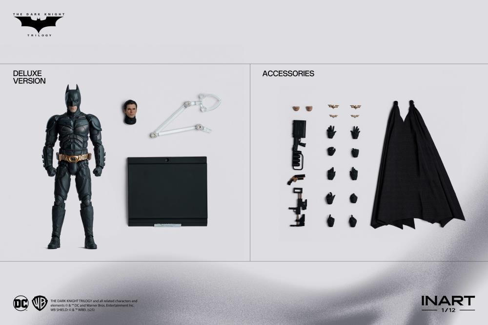 The Dark Knight Rises InArt Batman (DX Ver.) 1/12 Scale Action Figure Gallery Image 35