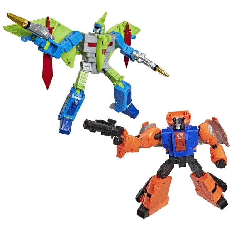 Transformers: Age of the Primes Generations Selects Leader Class G2 Dinobot Swoop & G2 Dinobot Sludge Action Figure Two-Pack Gallery Image 3