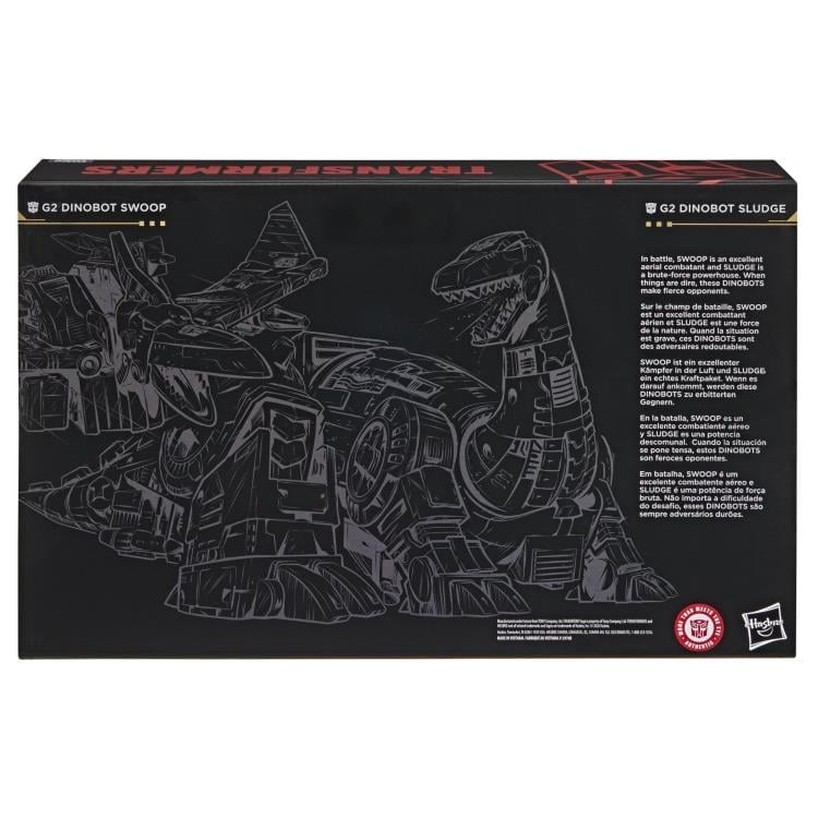 Transformers: Age of the Primes Generations Selects Leader Class G2 Dinobot Swoop & G2 Dinobot Sludge Action Figure Two-Pack Gallery Image 6