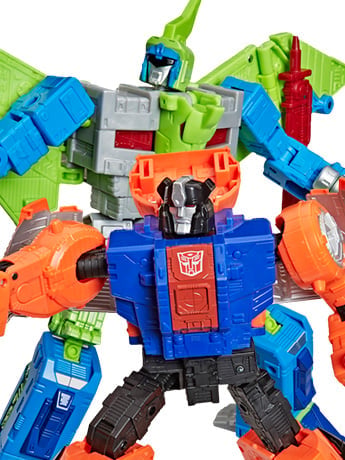 Transformers: Age of the Primes Generations Selects Leader Class G2 Dinobot Swoop & G2 Dinobot Sludge Action Figure Two-Pack Gallery Image 2