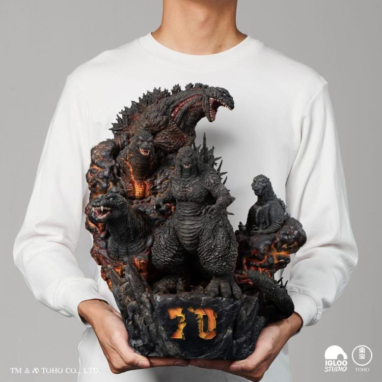 Godzilla Five Legacies (Color ver.) Statue