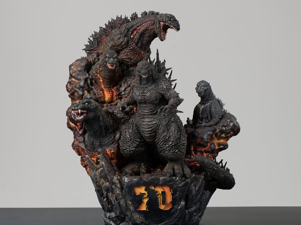 Godzilla Five Legacies (Color ver.) Statue