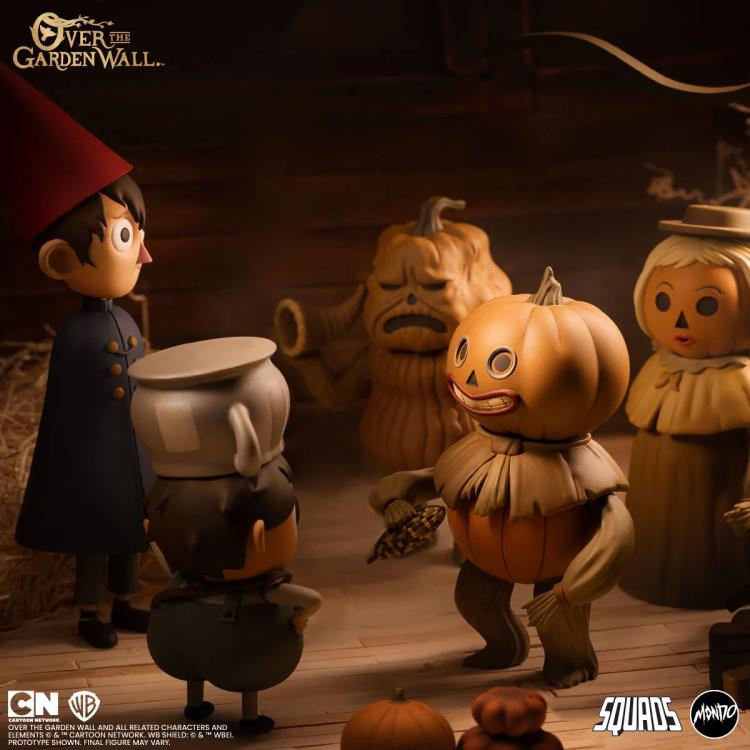 Over the Garden Wall Mondo Squads The Pottsfield Pumpkin People (Chapter 2: Hard Times at the Huskin' Bee) Action Figure Set Gallery Image 9