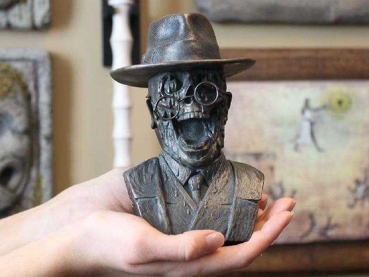 Raiders of the Lost Ark Regal Icons Melting Toht Two-Sided Bronze Bust