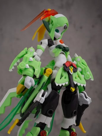 Gene Interference Series QK-TL-001 Mantis Armor Suit Mantis Girl 1/12 Scale Model Kit Gallery Image 2