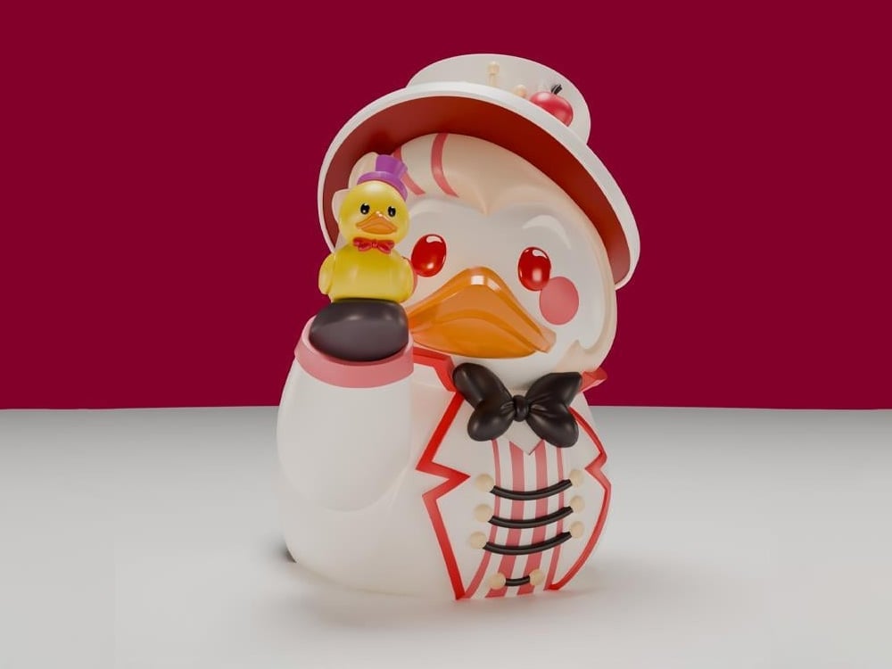 Hazbin Hotel TUBBZ Lucifer Morningstar Cosplaying Duck (Boxed Edition) Gallery Image 1