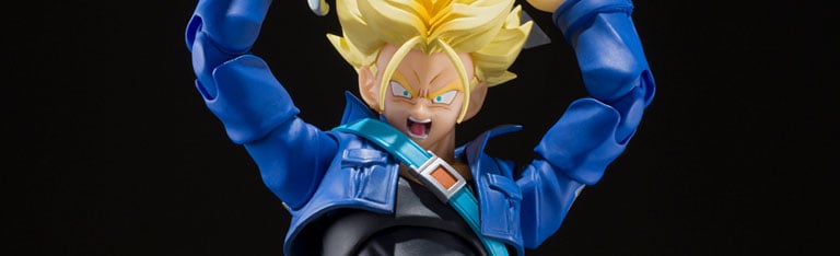 Image of Dragon Ball Z S.H.Figuarts Super Saiyan Trunks (Boy from the Future) Action Figure (Reissue)