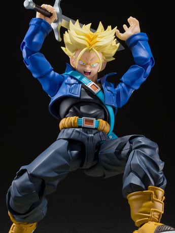 Dragon Ball Z S.H.Figuarts Super Saiyan Trunks (Boy from the Future) Action Figure (Reissue) Gallery Image 2