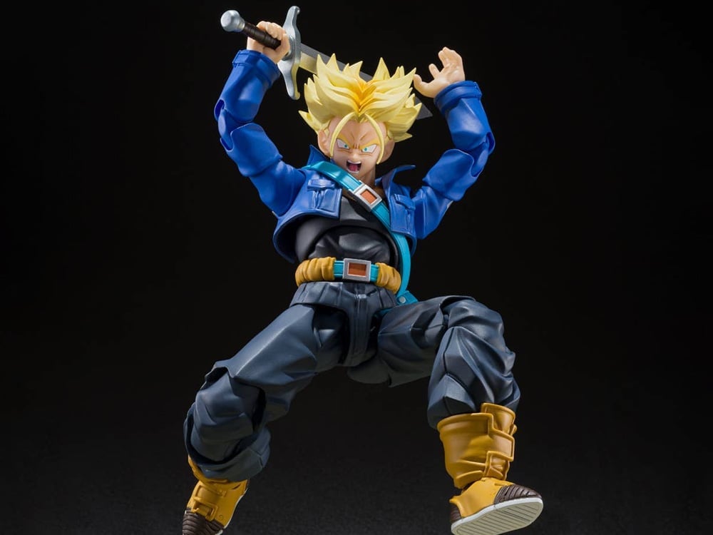 Dragon Ball Z S.H.Figuarts Super Saiyan Trunks (Boy from the Future) Action Figure (Reissue) Gallery Image 1