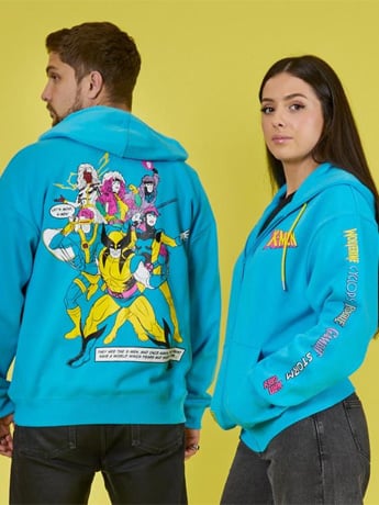 X-Men Retro Hoodie Gallery Image 2