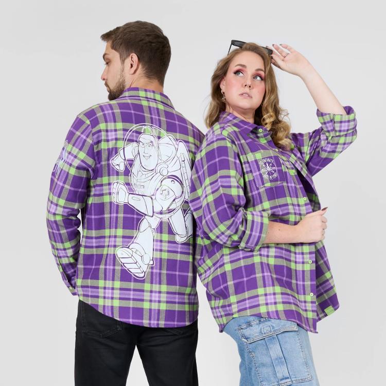 Toy Story Buzz Lightyear Flannel Gallery Image 3