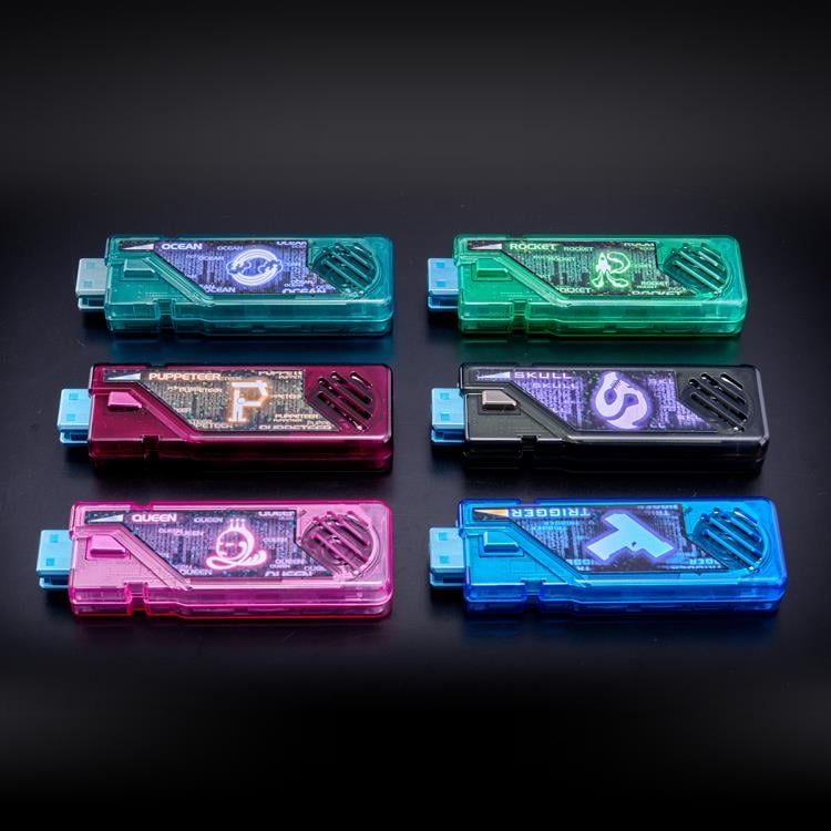 KAZE TO MORI GLOW-UNIT 2個セット Kamen Rider W Complete Selection Modification T2 Gaia Memory (Ver