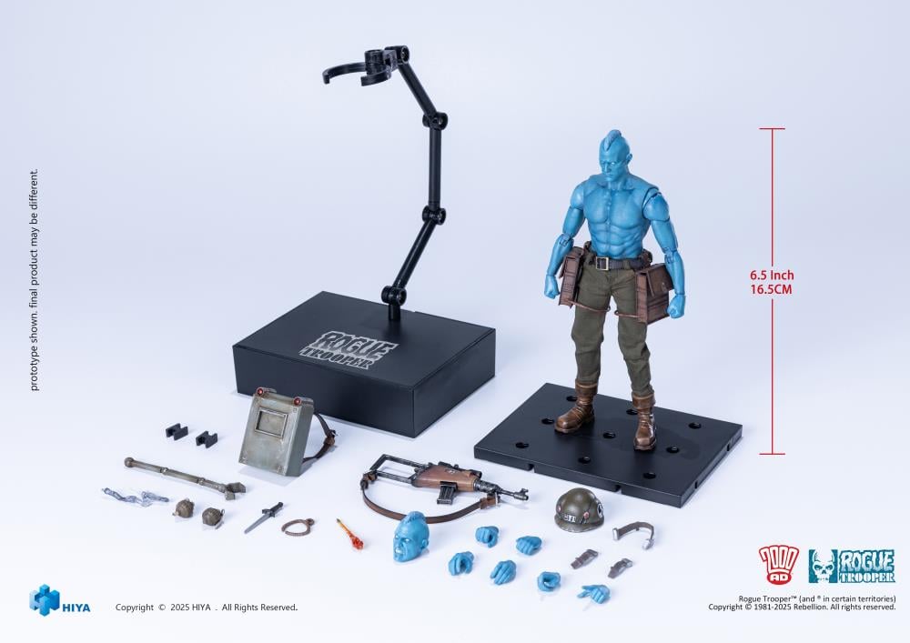 2000 AD Exquisite Super Series Rogue Trooper 1/12 Scale Action Figure Gallery Image 11
