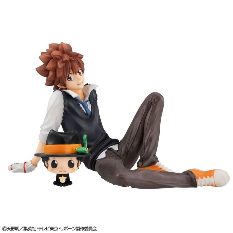 KATEKYO HITMAN REBORN! ツナ フィギュア未開封品 Katekyo Hitman Reborn! G.E.M. Series Tsuna & Reborn (Tenohira)