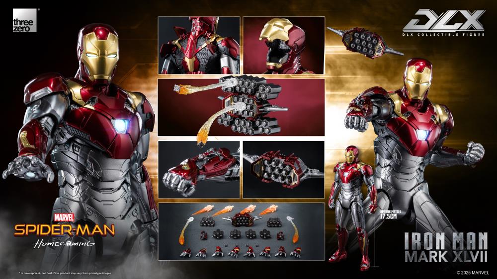Spider-Man: Homecoming DLX Iron Man Mark 47 1/12 Scale Action Figure Gallery Image 15