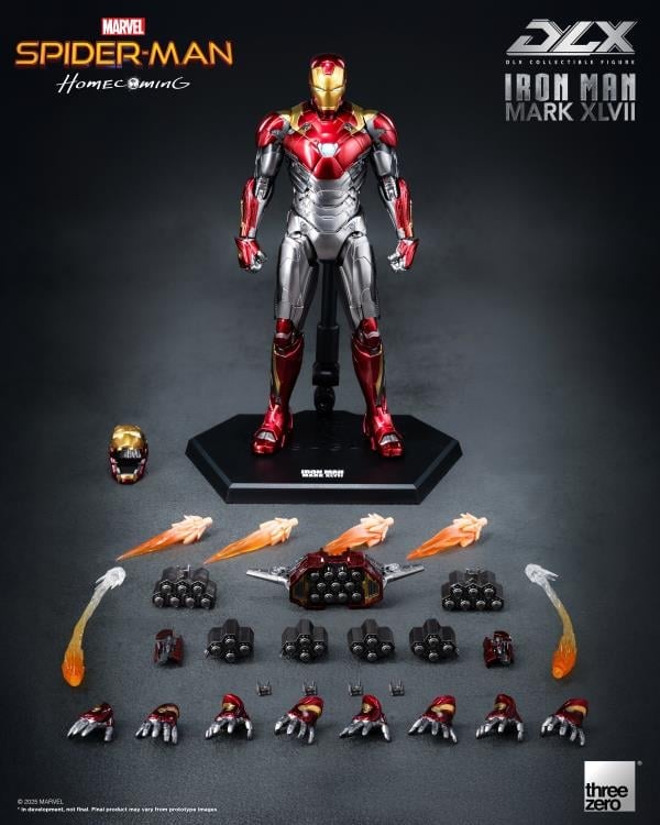 Spider-Man: Homecoming DLX Iron Man Mark 47 1/12 Scale Action Figure Gallery Image 14