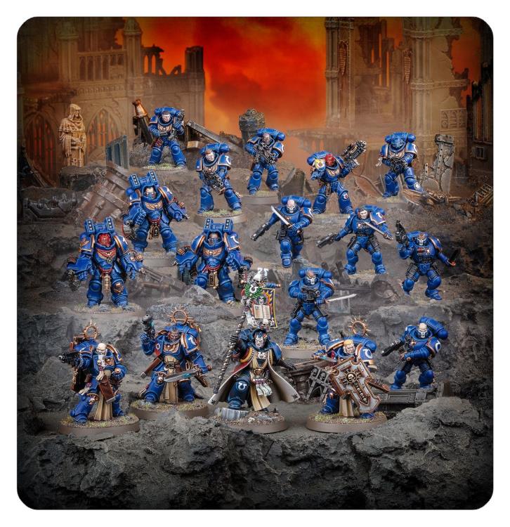 Warhammer 40,000 Ultramarines Combat Patrol Citadel Miniatures Set
