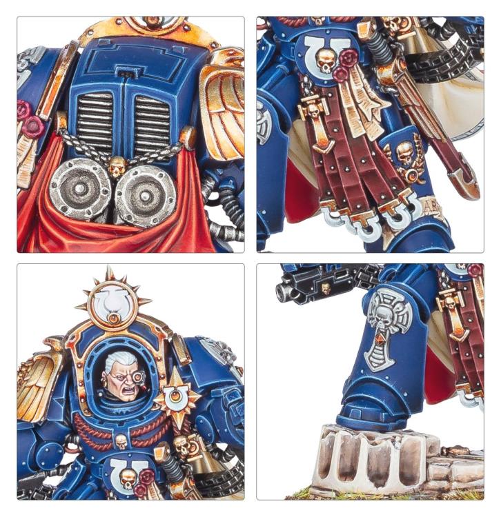 Warhammer 40,000 Ultramarines Marneus Calgar in Armour of Antilochus Citadel Miniature Gallery Image 5