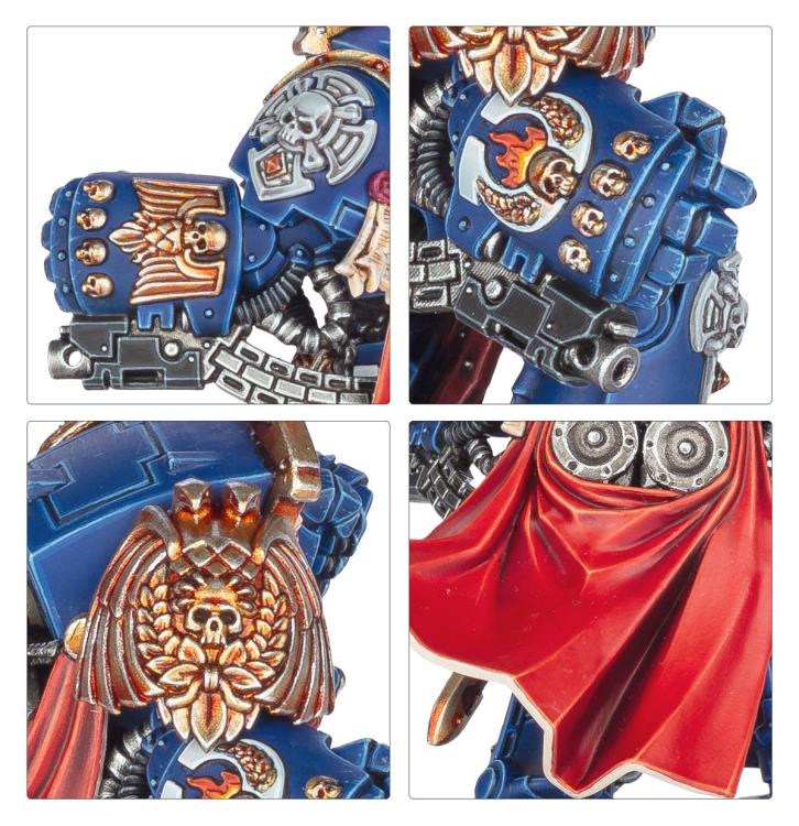 Warhammer 40,000 Ultramarines Marneus Calgar in Armour of Antilochus Citadel Miniature Gallery Image 4